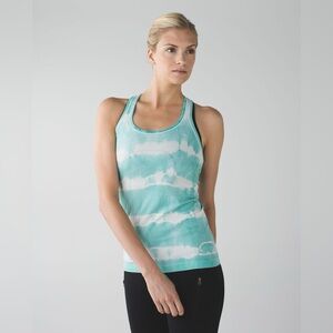 Lululemon Swiftly Tech Racerback - Heathered Tranquil Blue